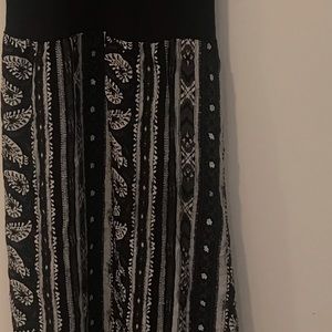 Maxi print dress